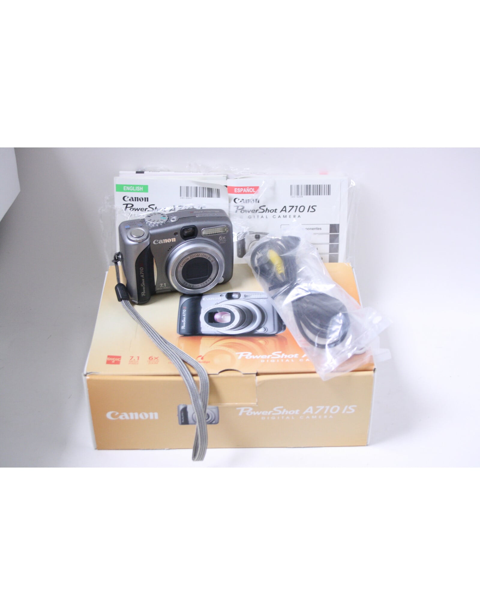 Canon Canon PowerShot A710 IS 7.1MP 6x Silver Digital Camera