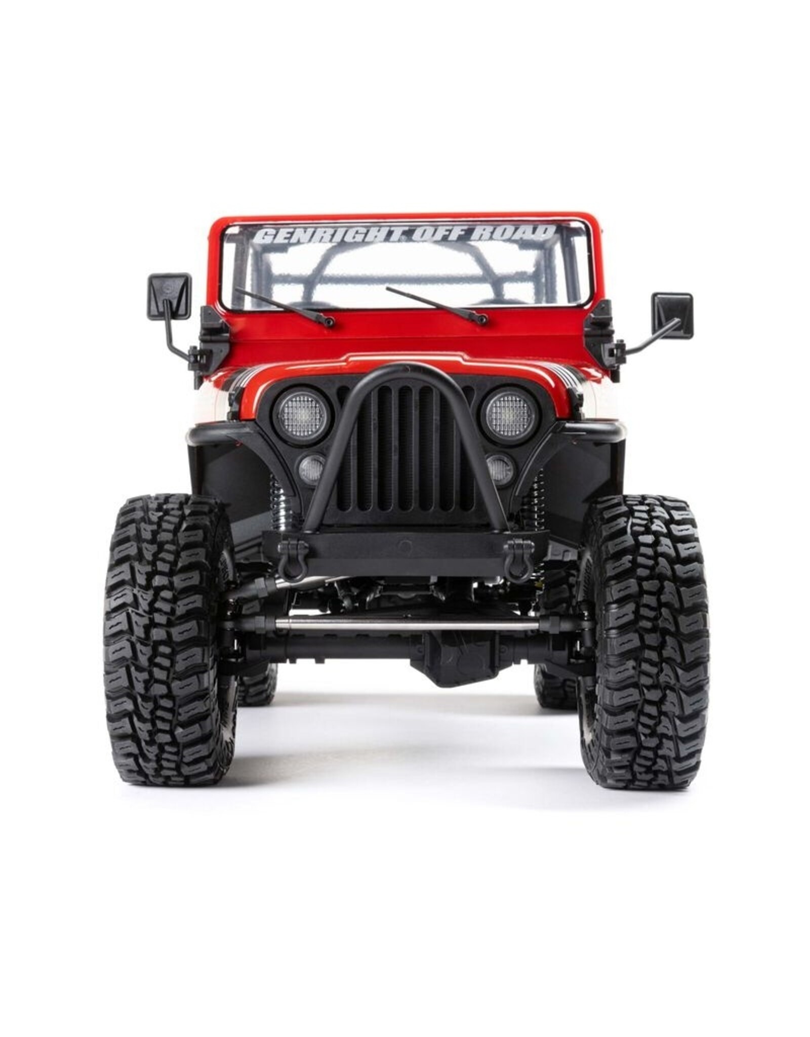 AXI03008T1 1/10 SCX10 III Jeep CJ-7 4WD Brushed RTR, Red