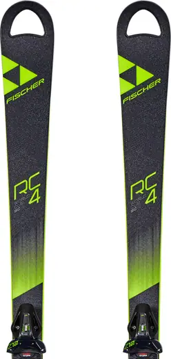 Fischer RC4 WorldCup SC Yellow 17/18 Carving Skis + Z12 Bindings