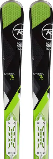 Rossignol Temptation 75 Green Black Skis + Xpress W10 Bindings