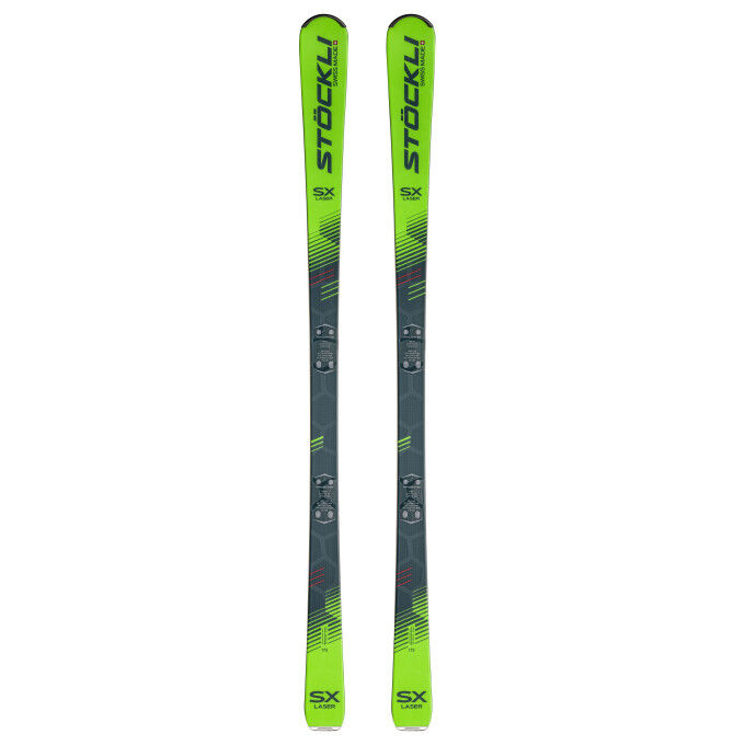 Stöckli LASER-SX skis + MC12 Fullflex Black/Matt binding