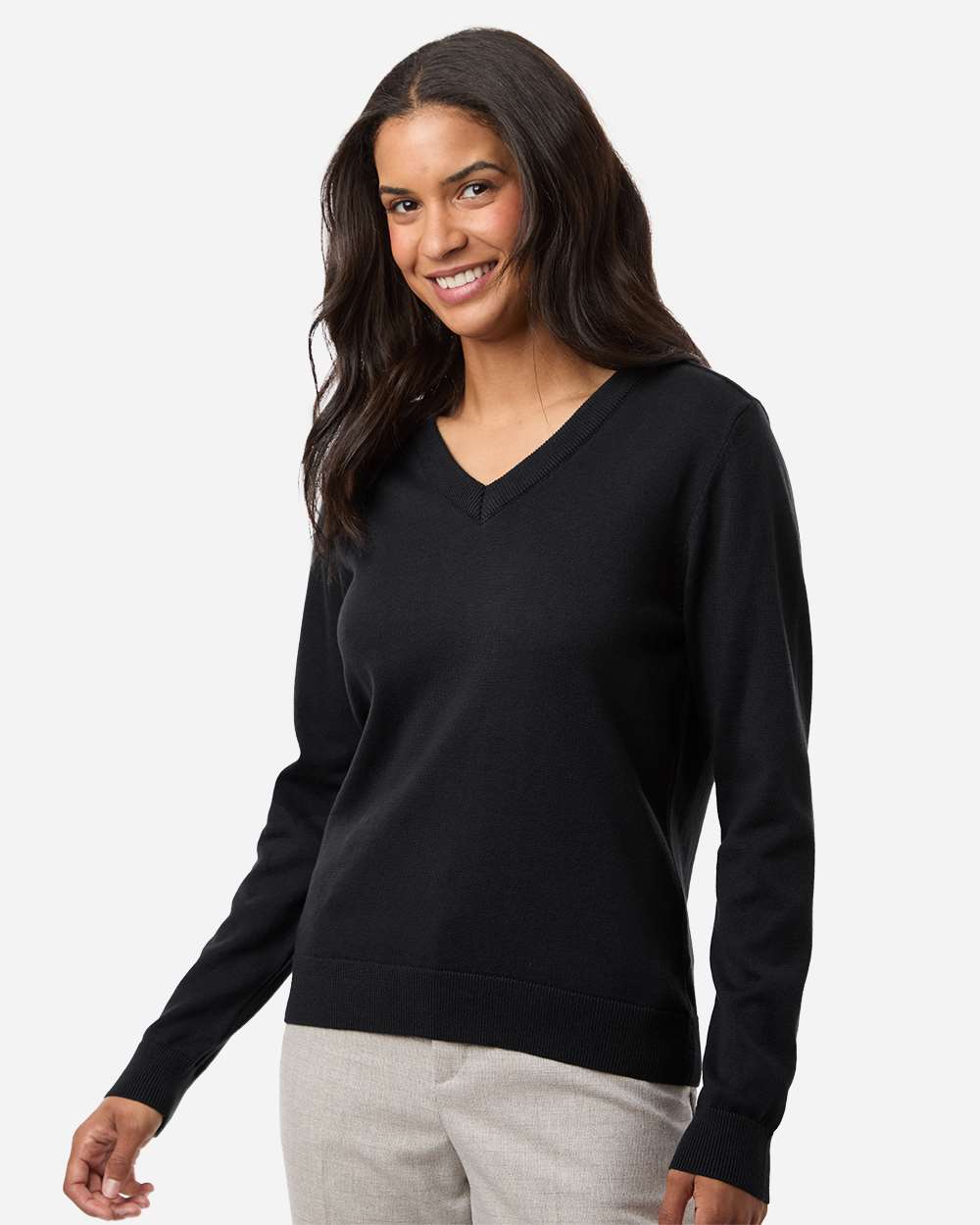 Devon & Jones DG445W - Women's New Classics V-Neck Sweater