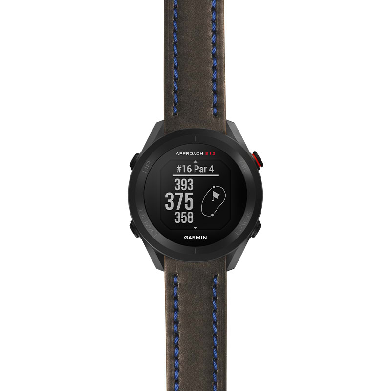 Rugged Leather Strap For Garmin Approach S12 | StrapsCo