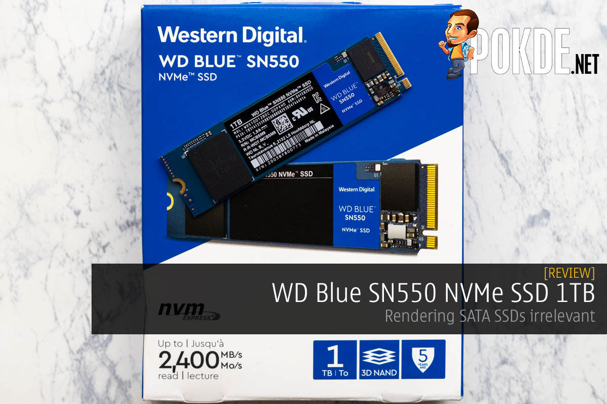 WD Blue SN550 NVMe SSD 1TB Review — rendering SATA SSDs irrelevant