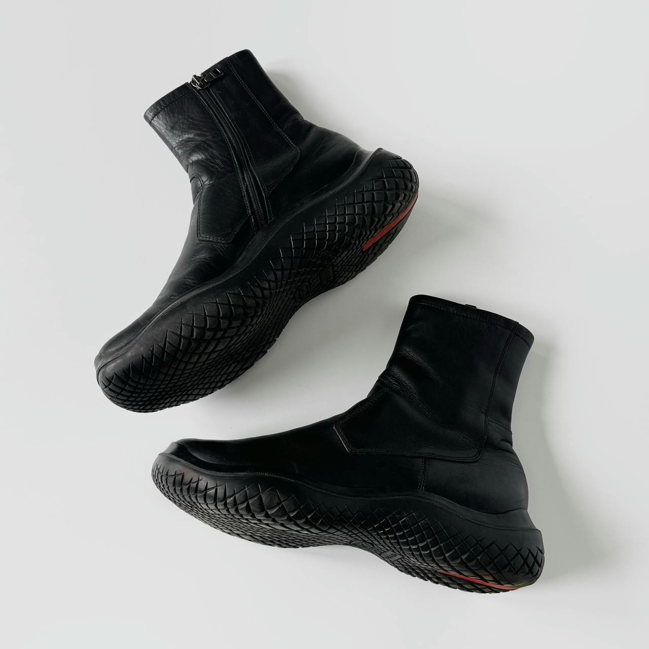 aww90s prada fall/winter 1999 boots