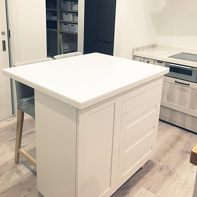 IKEA アイランド作業台のインテリア実例 ｜ RoomClip（ルームクリップ）