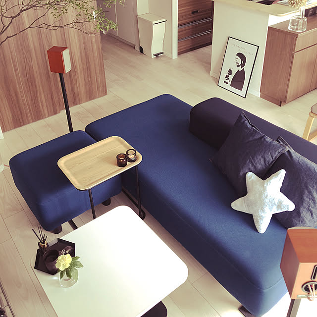 自由なスタイルが魅力♡くつろぐ無印良品のソファベンチ | RoomClip