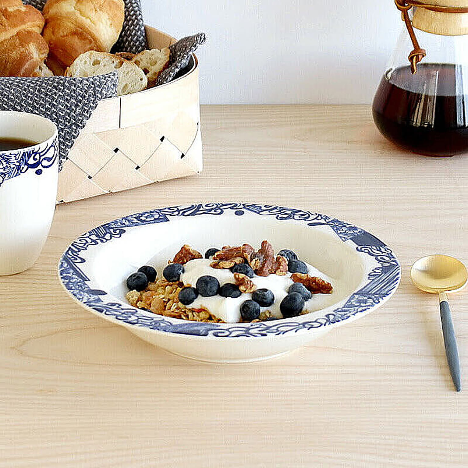 アラビア 24h Piennar(ピエンナル) ディーププレート 22cm ブルー