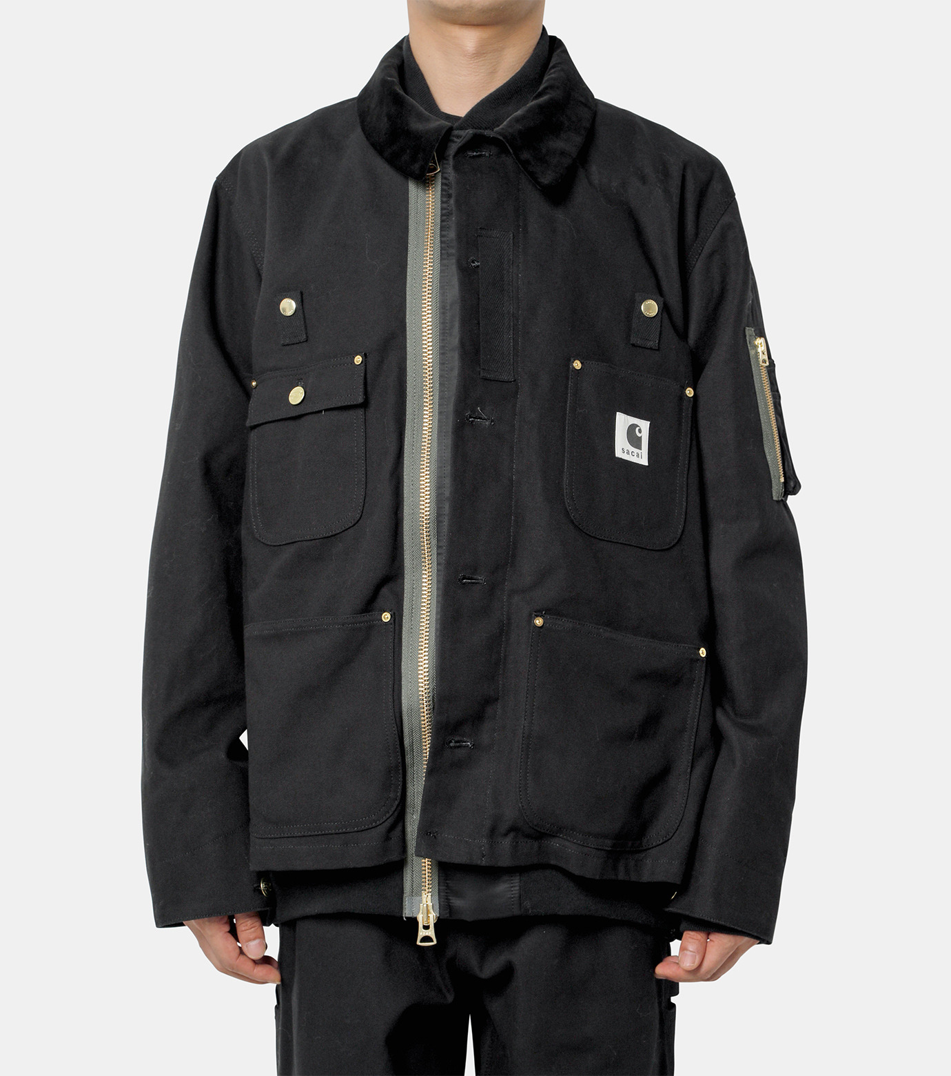 サカイ - sacai | Carhartt WIP CanvasxMA-1 JK | RESTIR リステア