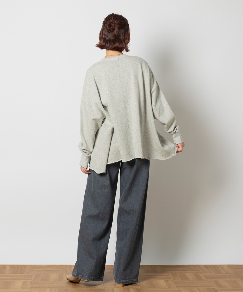 LISA」ワイドパンツ【自宅で試着、返品送料無料】(XS ブラック