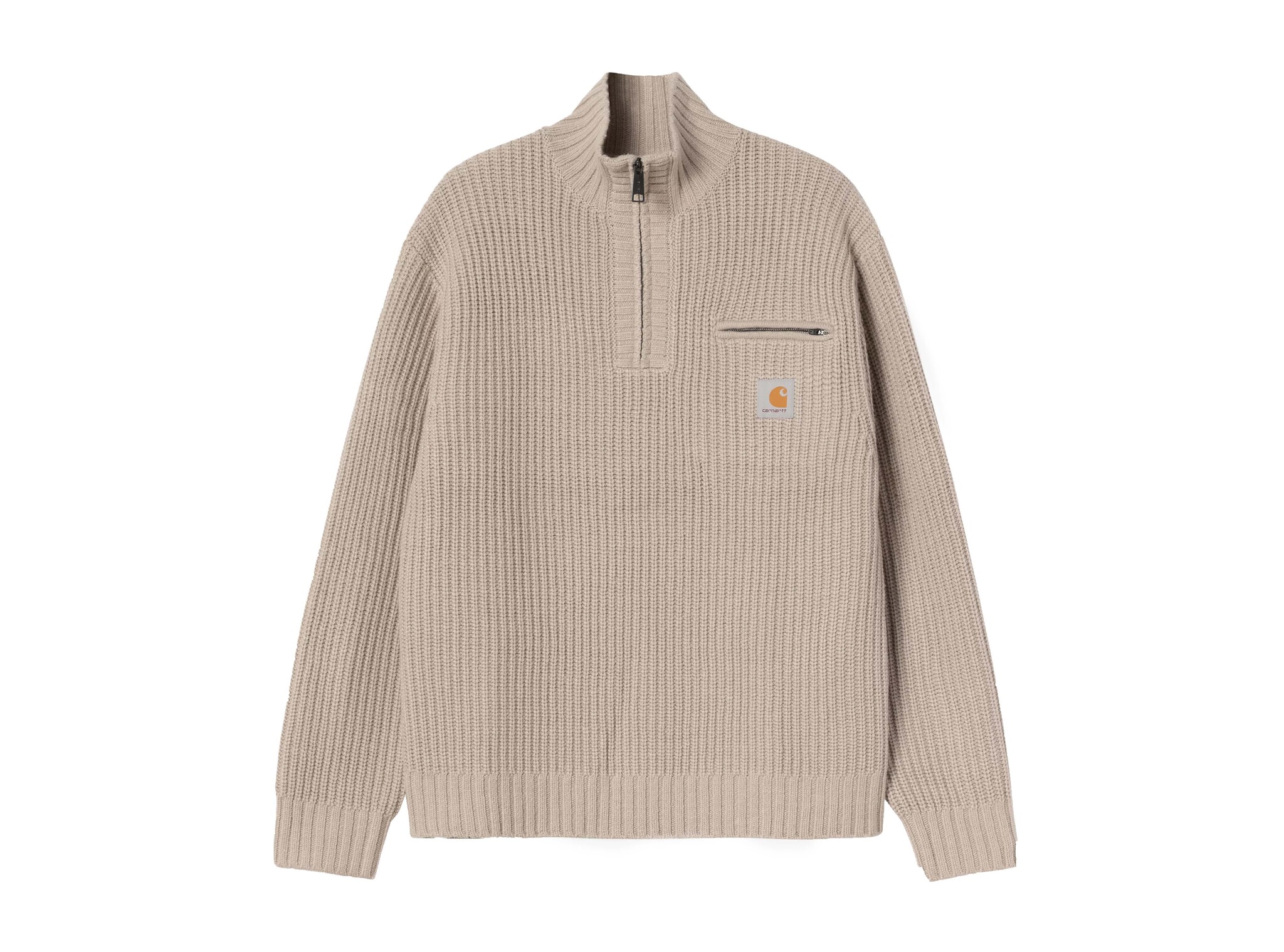 Carhartt WIP Detroit Half Zip Sweater Fleur De Sel I035398.2LP.XX
