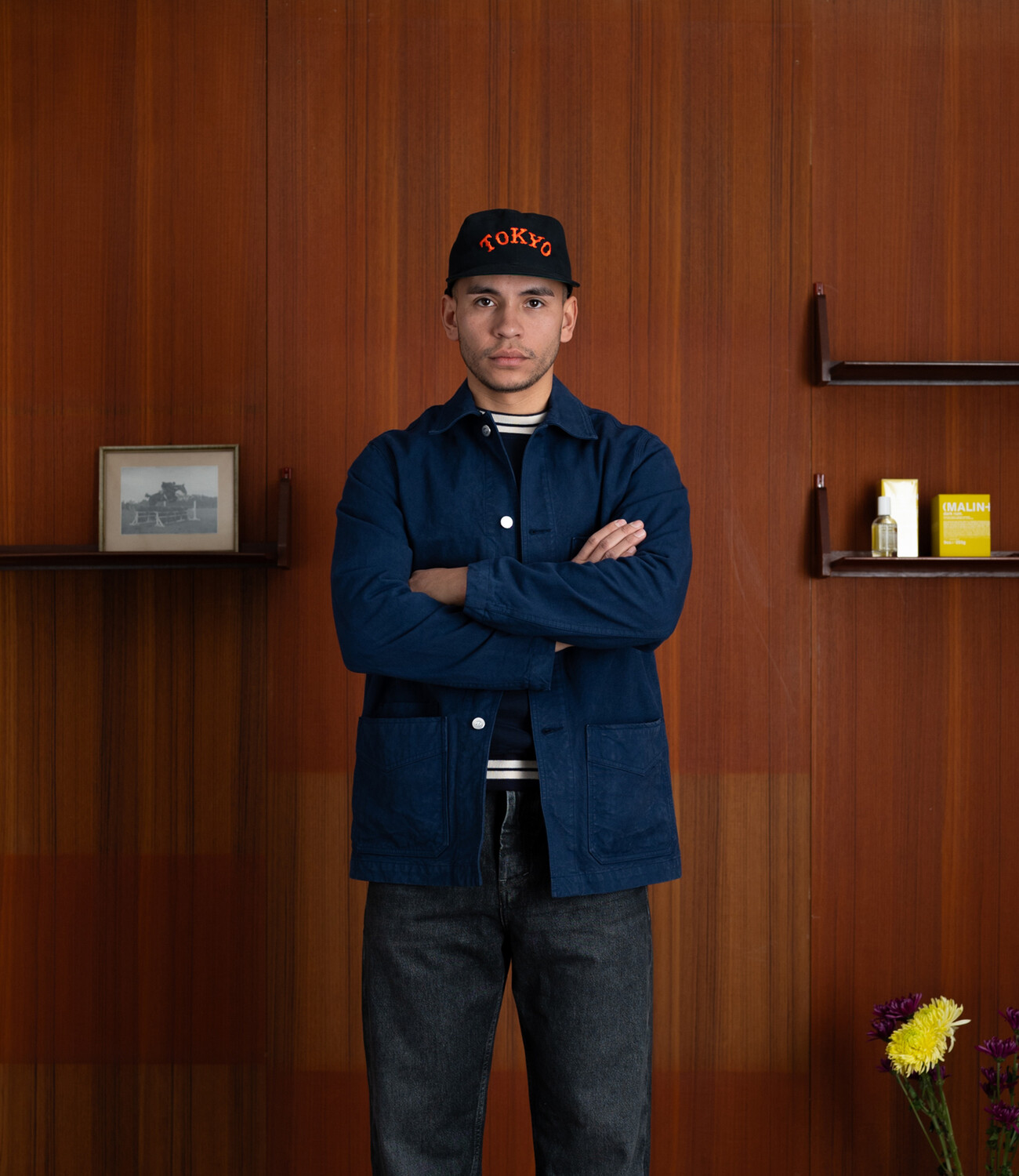 Cotton Duck Canvas Five-Pocket Chore Jacket - Navy - Neighbourhood