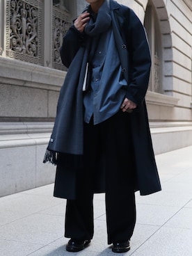 SUNSEAのチェスターコートを使った人気ファッションコーディネート - WEAR