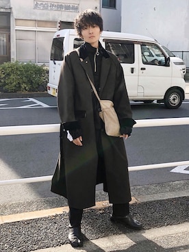 SUNSEAのチェスターコートを使った人気ファッションコーディネート - WEAR
