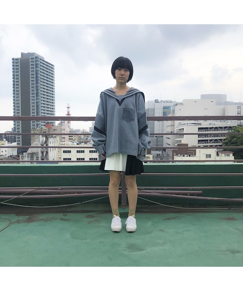 BALMUNG（バルムング）の「BALMUNG / デニムセーラー / グレー