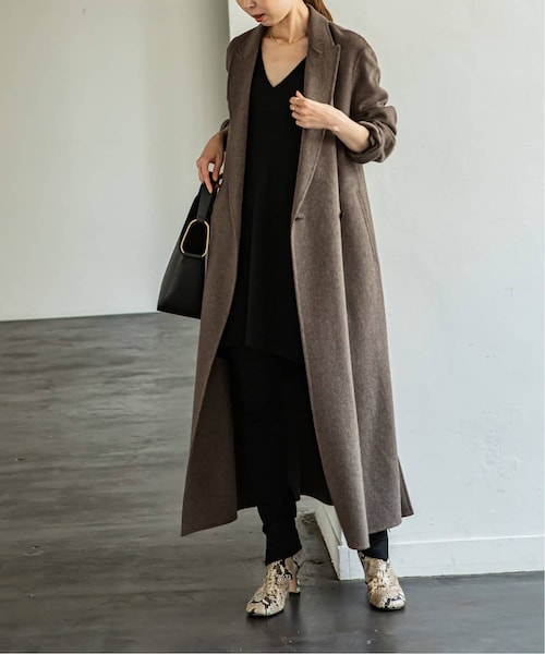 Noble（ノーブル）の「W/Nリバーピークドマキシコート◇（）」 - WEAR