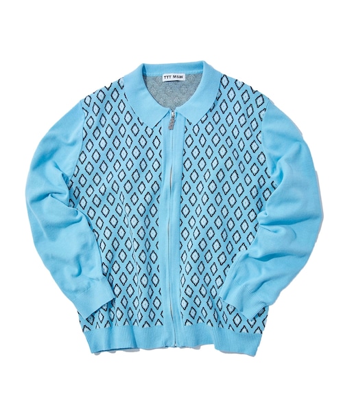 TTT MSW（ティー）の「Diamond knit polo（ニット/セーター）」 - WEAR