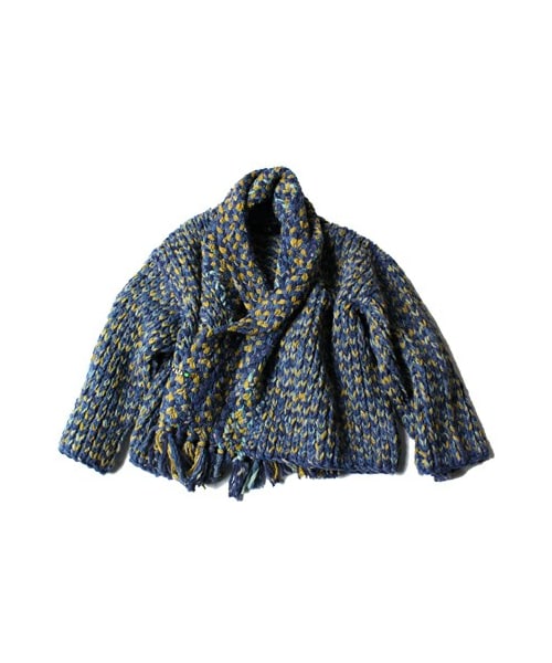 45R（フォーティファイブアール）の「三つ編みハンドニットボレロ