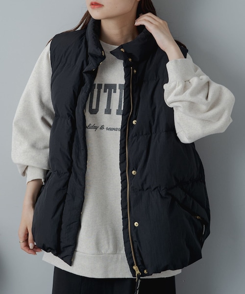 PUAL CE CIN（ピュアルセシン）の「ダウンベスト（ダウンベスト）」 - WEAR