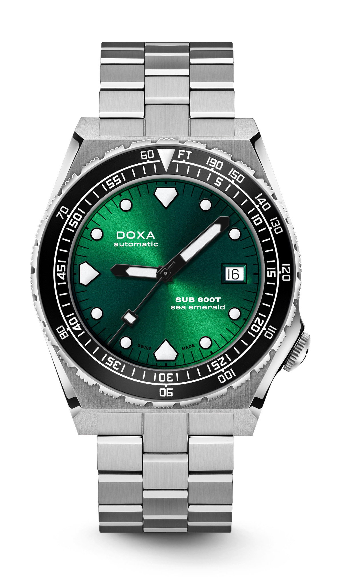 Doxa SUB 600T Sea Emerald Ceramic Bezel – The Watch Pages