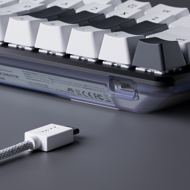 Pulsar Gaming Pulsar PCMK 3 HE 60 JIS White [PCMK3HE611W] 有線