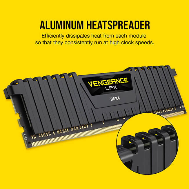 CORSAIR コルセア CMK16GX4M2A2666C16 ［デスクトップ用 / DDR4 SDRAM