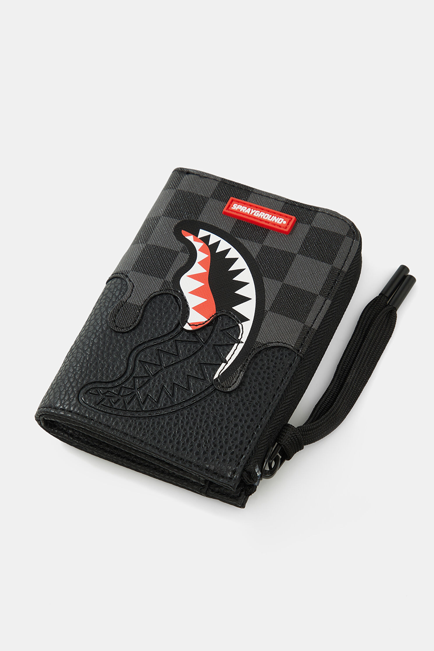 Outlet Men Sprayground Unfinished Shark Small Wallet
