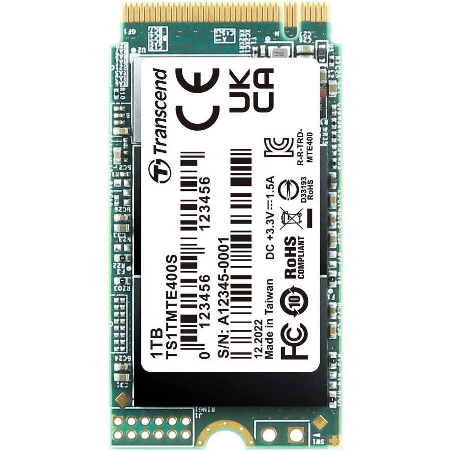 SSD Transcend MTE400S 1 TB, (PCIe 3.0 X4, NVME, M.2 2242) Pret