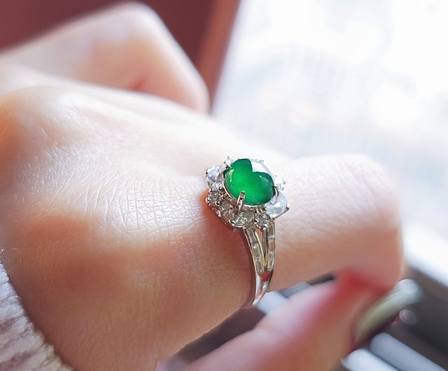 15%OFF】台湾 |老坑種|A貨翡翠 老坑種アイスジェイド ラージグリーン