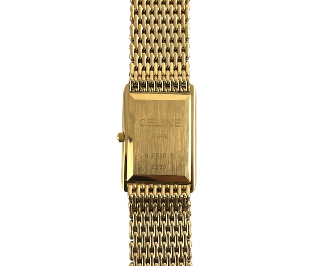 日本直送 名牌中古包 】CELINE セリーヌ トリオンフ スクエア 時計