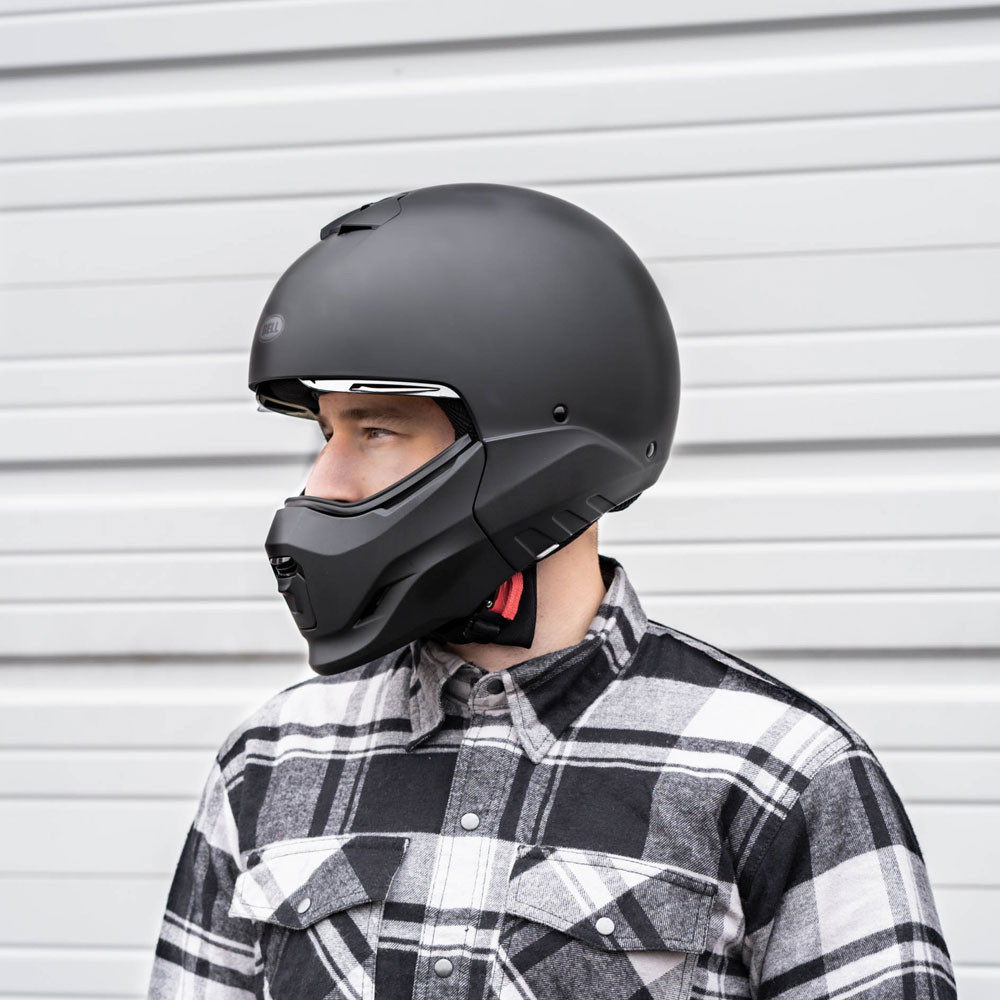 Bell Broozer Matte Black Helmet - Get Lowered Cycles