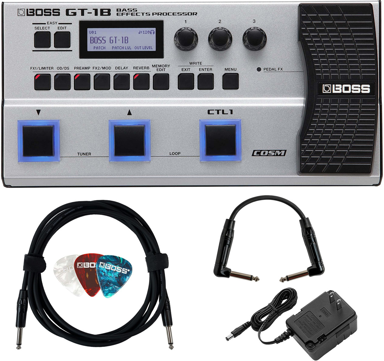 Boss GT-1B Bass Effects Processor w/ Power Supply