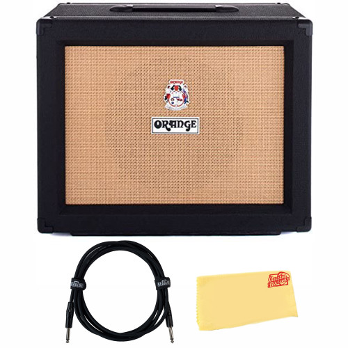 Orange PPC112 1x12-Inch Closed-Back Speaker Cabinet - Black w