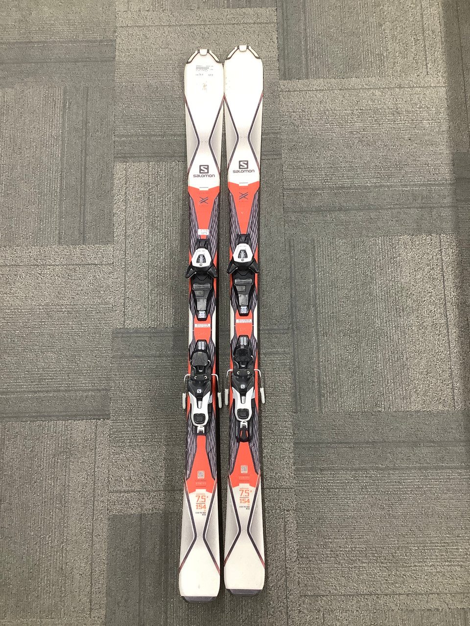Used Salomon X DRIVE 75 Mens DH Ski/Binding Red 154 cm