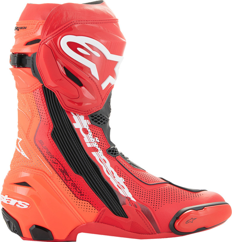 Alpinestars Supertech R Vented Red Boots - Speed Addicts
