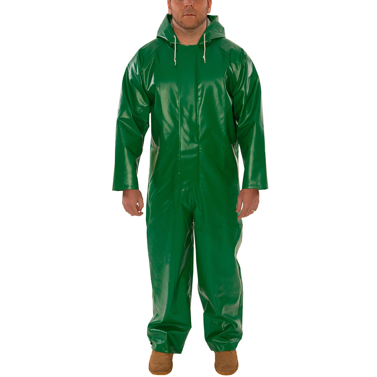 Tingley ASTM D6413 SafetyFlex Green Chem Splash Coveralls V41108
