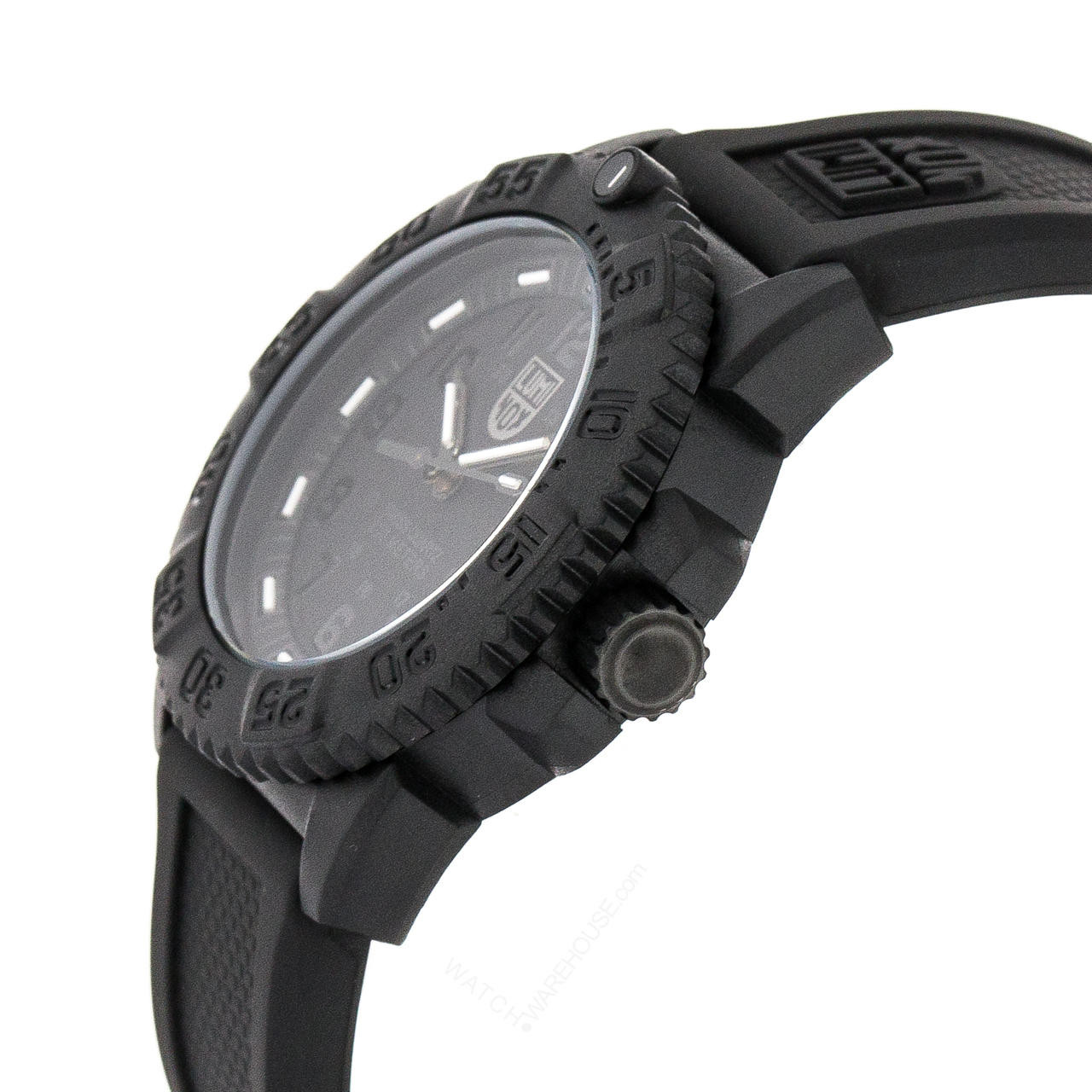 LUMINOX Sea Colormark 7050 Series SS Black Rubber Men's Watch A