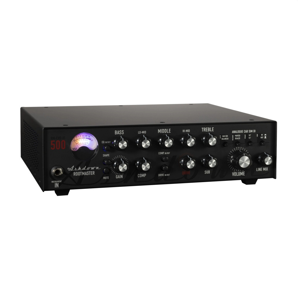 ASHDOWN RM500 EVOIII Lightweight Compact Full Feature 500w Bass