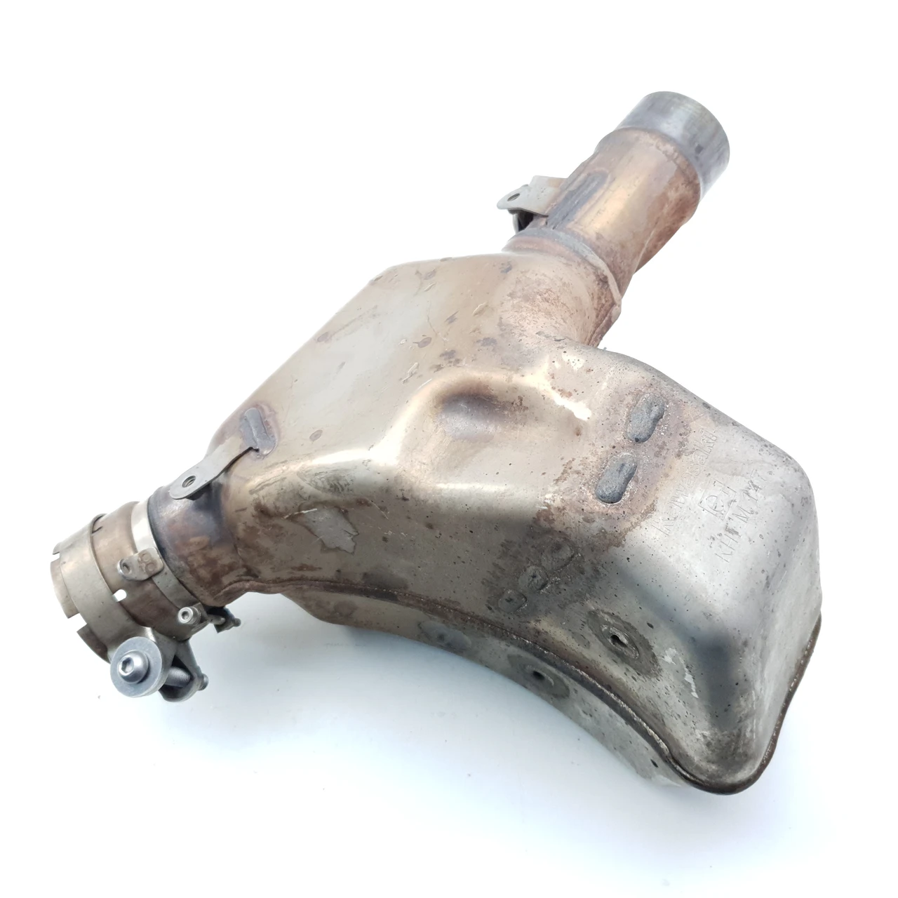 Exhaust Catalyst Cat Collector Box Kawasaki Ninja ZX636 ZX6R 13-18