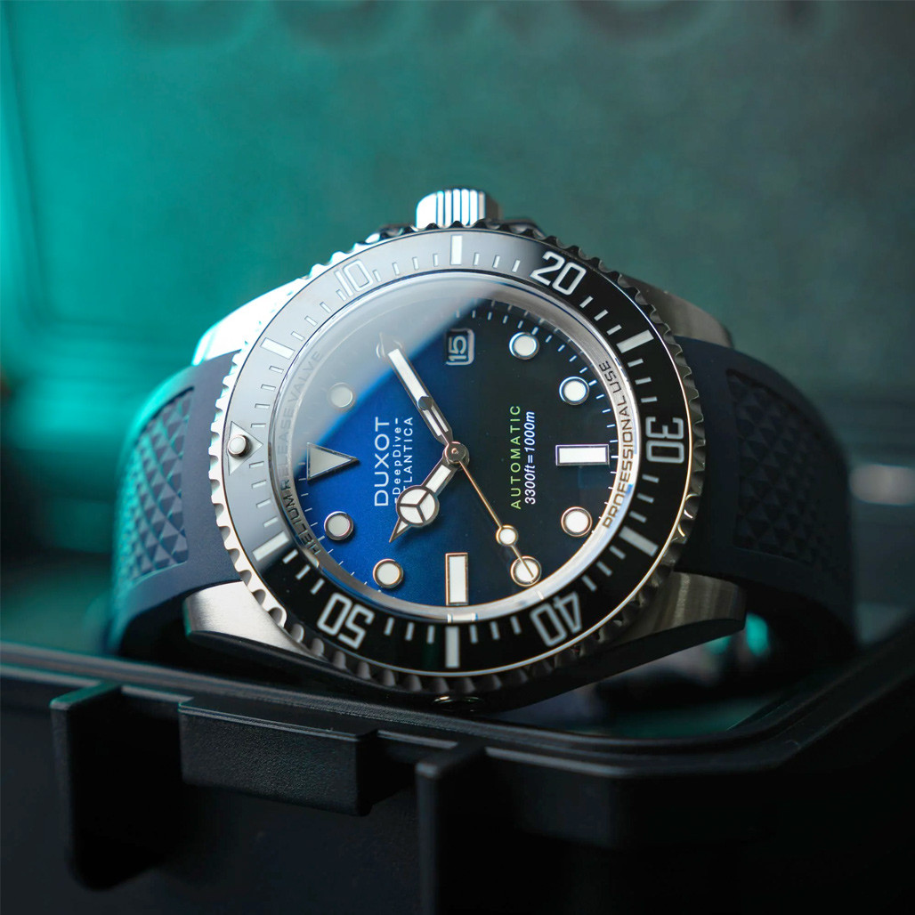 Duxot Atlantica Deep Dive Automatic Limited Edition Cobalt Blue