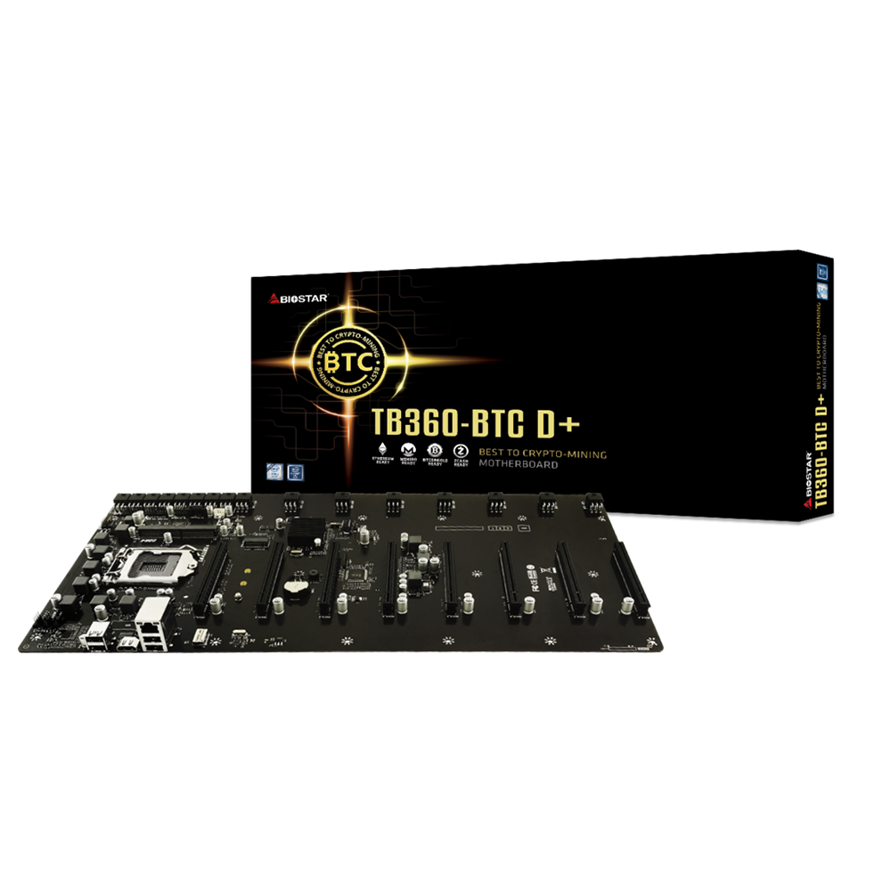 Biostar TB360-BTC D+ LGA1151 Supports 14nm Intel B360, PCIe up to