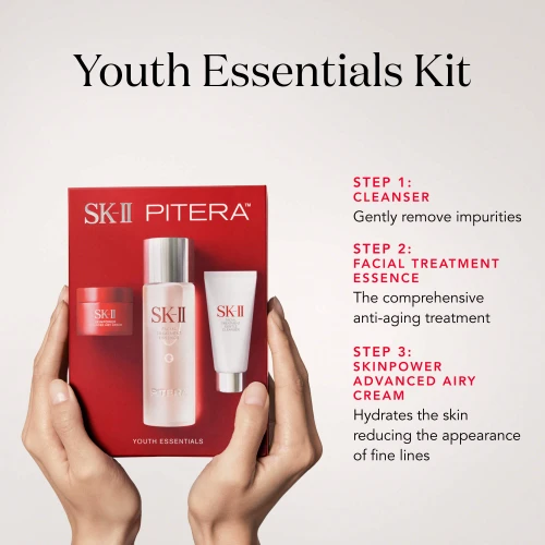 PITERA™ Youth Essentials Kit - 3 Step Skincare Routine | SK-II US