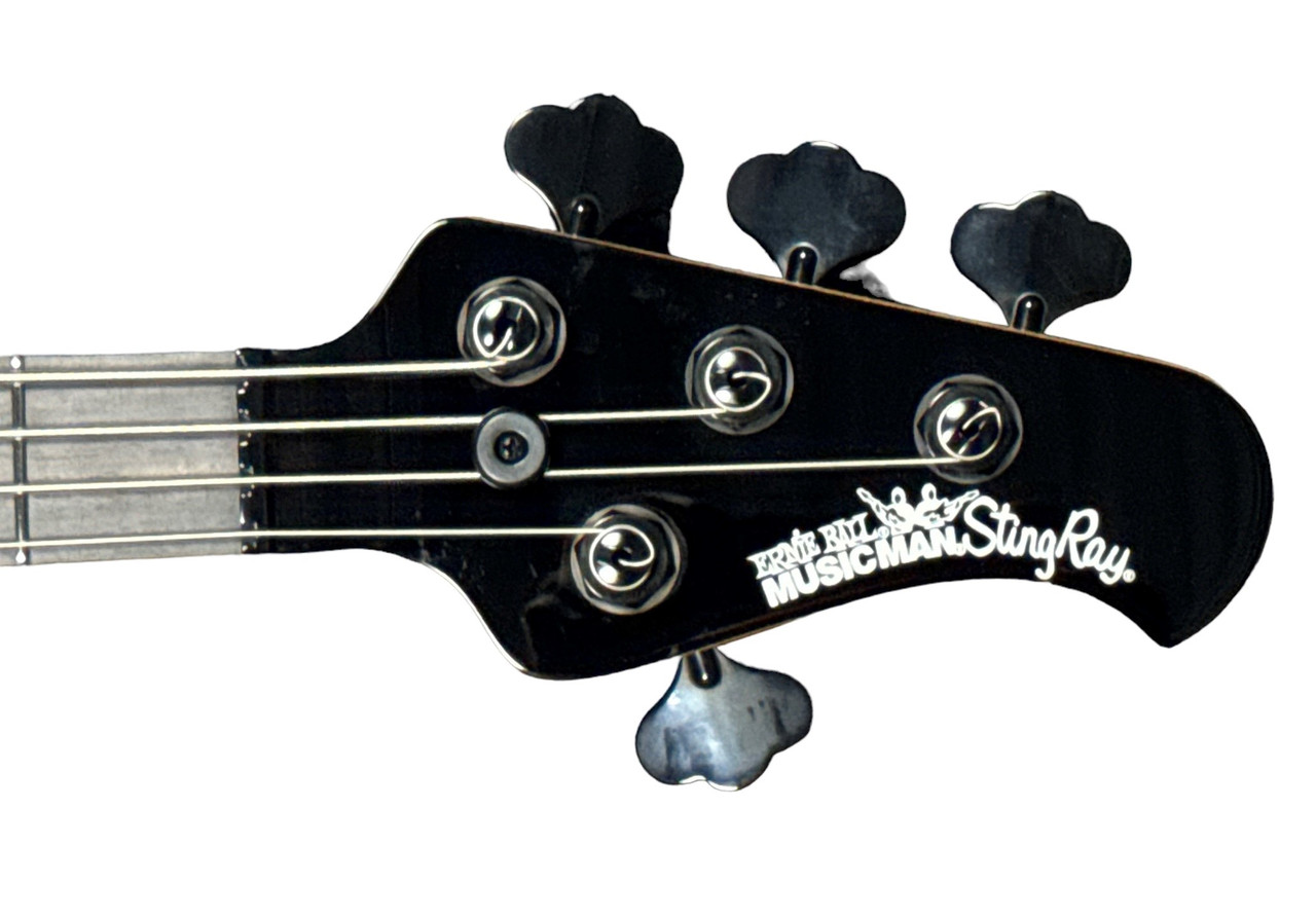 Ernie Ball Music Man StingRay 4 Special, Smoked Chrome with Ebony