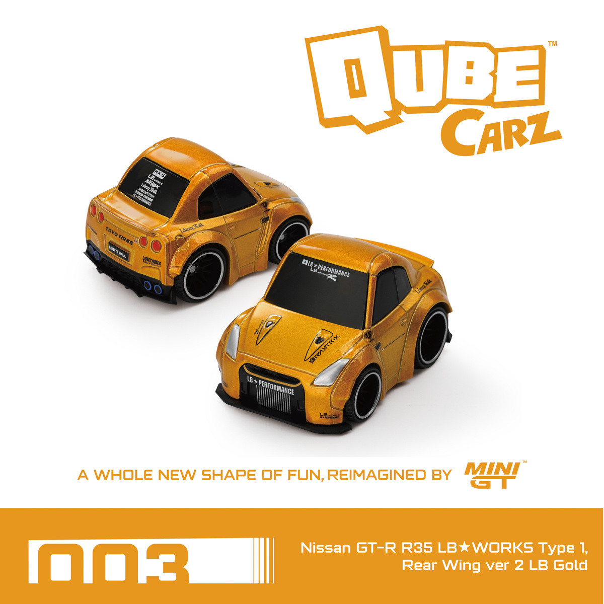 Mini GT QubeCarz Nissan LB 6-Car Set - LIVECARMODEL.com