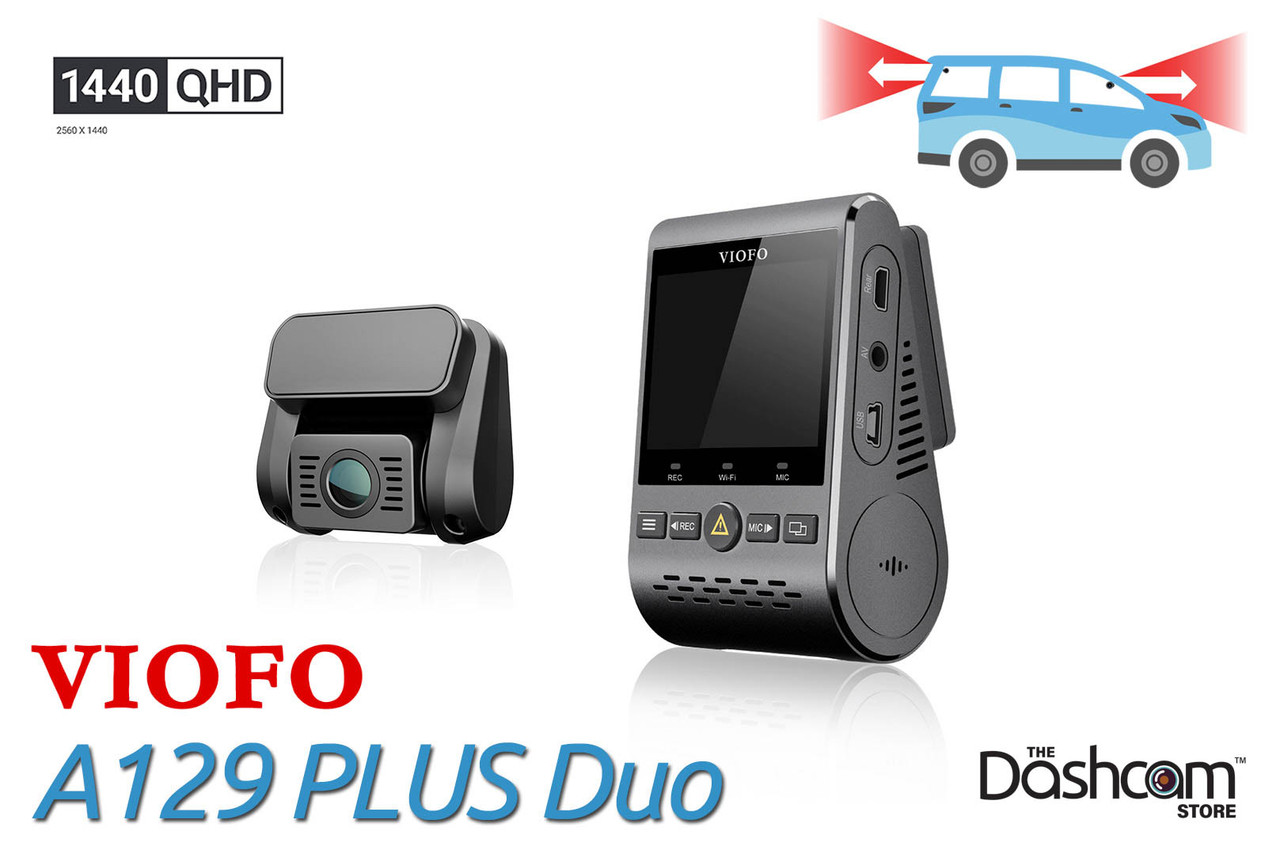 Shop Viofo A129 Plus Duo 2K Front + 1080p Rear Lens Dash Cam