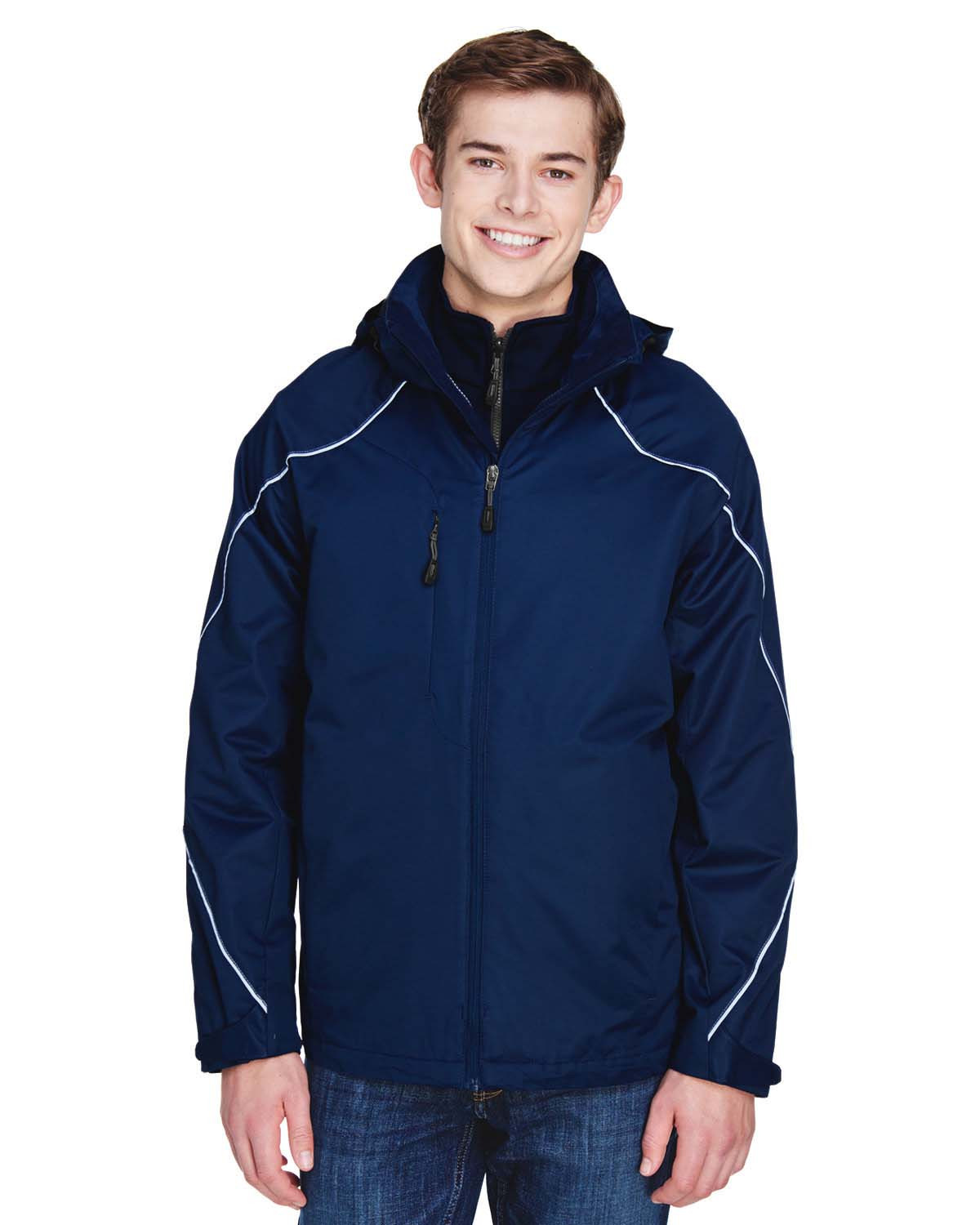 North End 88196 Angle 3-in-1 Jacket with Bonded Fleece Liner