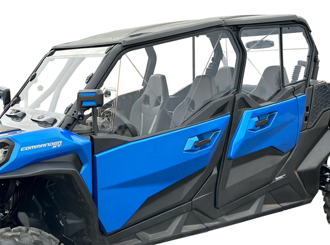 Can Am Commander Max Venting Polycarbonate Upper Doors Kit by