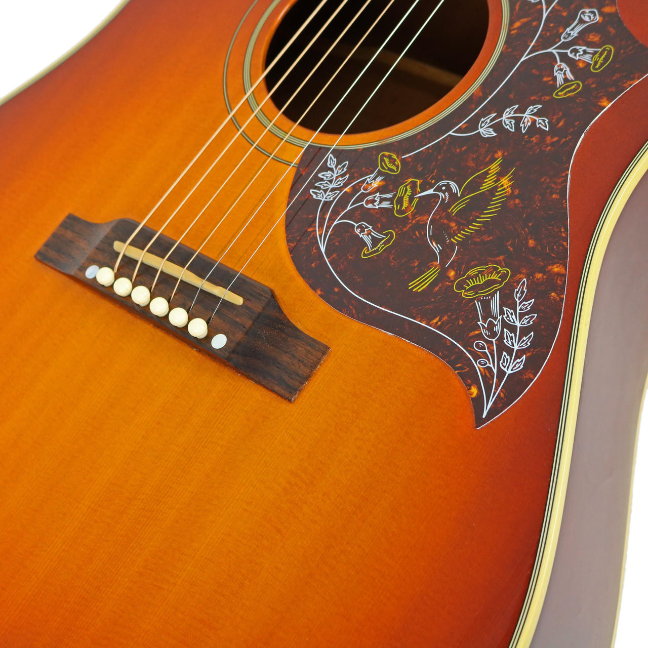 2002 Gibson Hummingbird Dreadnought Acoustic Guitar Sunburst