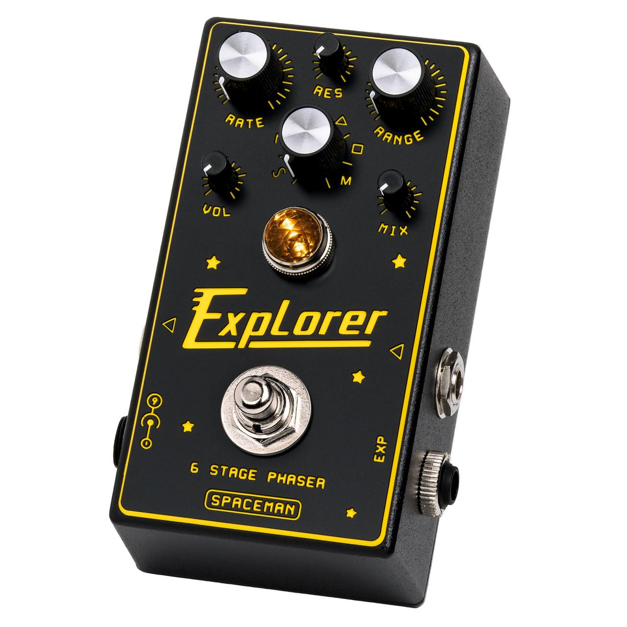 Spaceman Effects Explorer 6 Stage Phaser Pedal - Yellow | Cream