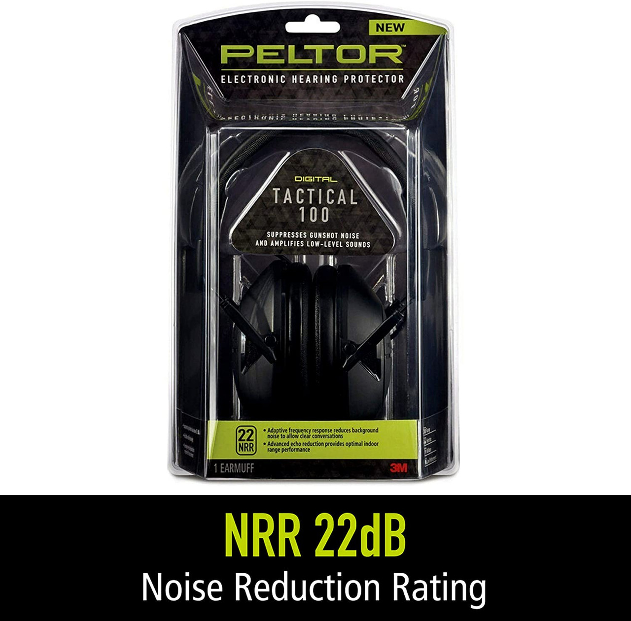 3M Peltor TAC100-OTH Sport Tactical 100 Electronic Hearing
